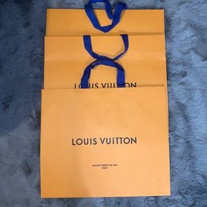 Louis Vuitton shopping bag medium horizontal 3pc